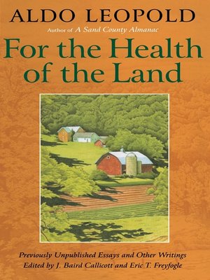 cover image of For the Health of the Land